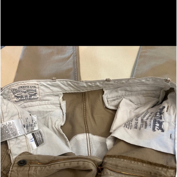 Levi’s beige cargo pants men’s size 34” - Picture 8 of 14